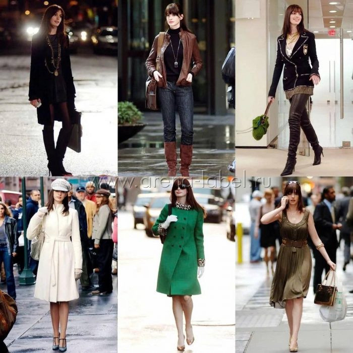 Образы героини фильма «Дьявол носит Prada» — эволюция стиля от простых офисных комплектов к power-dressing с акцентом на люксовые бренды 2000-х